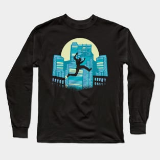 Parkour hobby gift idea Long Sleeve T-Shirt